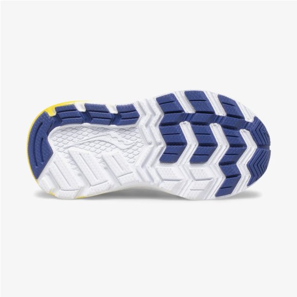 NEW Saucony Size 6 Baby Boys Ride 10 Jr. Sneaker - Blue Yellow - Picture 2 of 5